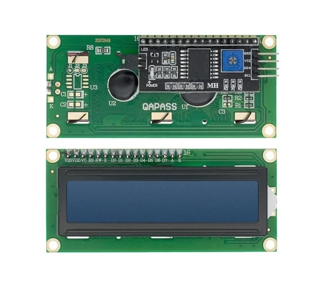 LCD1602 16×2 LCD Display with IIC/I2C Interface
