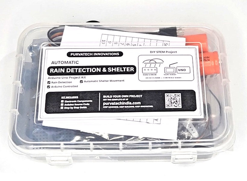 Automatic Rain Detection & Shelter – Arduino UNO Project Kit