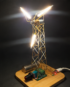LED Windmill — Hand-Soldered Kinetic Light Sculpture