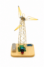 LED Windmill — Hand-Soldered Kinetic Light Sculpture