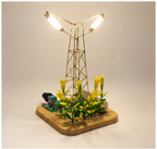 LED Streetlight — Hand-Soldered Floral Light Sculpture